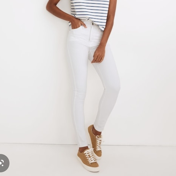 Madewell Denim - Madewell White Skinny High-Rise Jeans